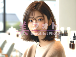 No.100 美容室・ヘアサロン向けカジュアルのモデル画像