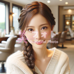 No.142 美容室・ヘアサロン向けカジュアルのモデル画像