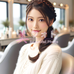 No.152 美容室・ヘアサロン向けカジュアルのモデル画像
