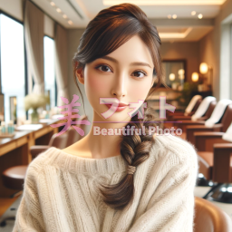 No.163 美容室・ヘアサロン向けカジュアルのモデル画像