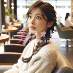 No.166 美容室・ヘアサロン向けカジュアルのモデル画像