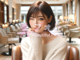 No.45 美容室・ヘアサロン向けカジュアルのモデル画像