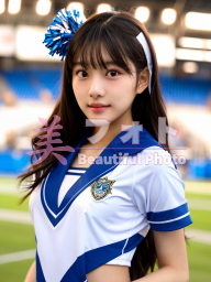 No.519 チアガール・チアリーダーのモデル画像