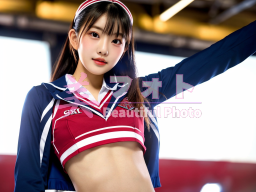 No.531 チアガール・チアリーダーのモデル画像