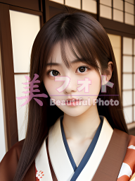 No.614 和服・着物・振袖のモデル画像