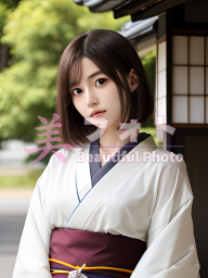 No.636 和服・着物・振袖のモデル画像