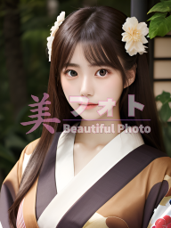 No.640 和服・着物・振袖のモデル画像