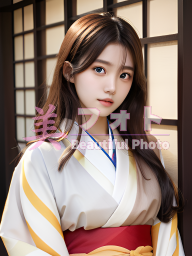 No.646 和服・着物・振袖のモデル画像