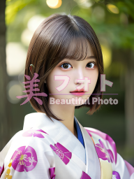 No.663 和服・着物・振袖のモデル画像