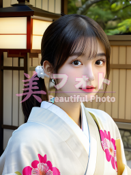 No.670 和服・着物・振袖のモデル画像