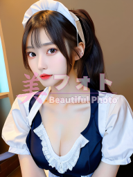 No.703 メイド服・給仕服のモデル画像