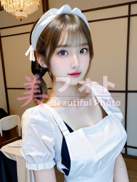 No.733 メイド服・給仕服のモデル画像